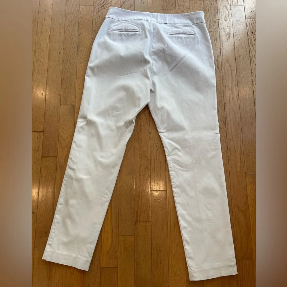 Briggs ladies full stretch white pull on/zip dress pants size 14-5‎ pocket/slash - Picture 9 of 12